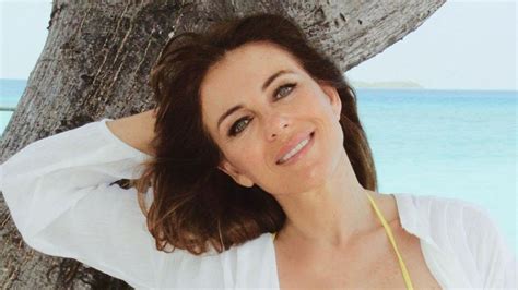 elizabeth hurley naked|Elizabeth Hurley, 58, Lounges Nude on a Pool Float in Latest ...